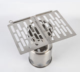 Outdoor Picnic Simple Portable Mini Barbecue Grill Grill Plate Stainless Steel Folding Grill Grill Grill