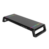 Color-changing Led Lights Ergonomic Work Setup Computer Rgb Monitor Stand Riser Strong Load-bearing for Laptop
