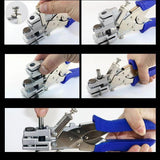 New Design Eyelet Puncher DIY Tool Watchband Strap Household Leathercraft Leather Belt Hole Punch Plier
