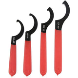 Coilover Wrench, Hook Wrenches Tools Shock Wrench Set C-Shape Spanner Adjustable Spanners Adjustment Tool