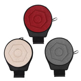 Round Car Cushion 360 Degrees Geometric Rhombic Shape Portable Rotating Seats Pad for Elderly