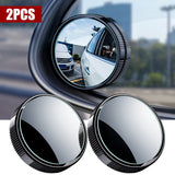 Wide Angle Bd Spot AF Ion Injection Adjustable Car Rearview Convex Suction Cup Reverse Parking Auxiliary Mirror