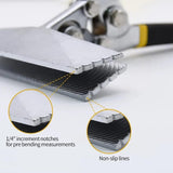 Sheet Metal Bending Pliers Hand Seamer Wide Jaw Straight 80mm/Elbow 80mm/Straight 150mm Tools for Welding Clamps
