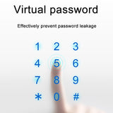 Electronic Smart Door Biometric Fingerprint Padlock TUYA/TTLOCK APP Portable Keyless Quick Unlock Anti-Theft Password Lock