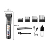 Kemei electric scissors KM-5073 cross-border LED digital display long endurance electric scissors USB hair clipper