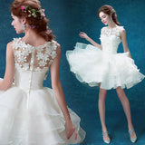 2016 new bridesmaid dress, bride wedding short dress, toast, annual dress, presided over the performance