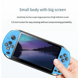X12 Handheld Game Console - 8GB, 3000 Games, 5.5 Inch Screen