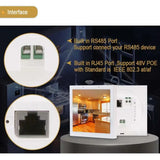 4 inch smart panel with ac100-240v POE RS485 RJ45 Smart home tablet