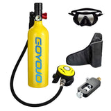 Scuba Diving Oxygen Tank 1L Cyder Underwater Breather for with Breathing Vae B Set