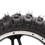 Front Wheel Tyre Long Service Life 2.5‑10 Front Wheel Assembly Durable Rubber Metal Wear Resistant High Friction for