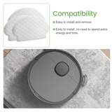 50 Pack Disposable Mopping Pads Compatible for Deebot N7 T5 920 / OZMO 950 Robot Vacuum Cleaner