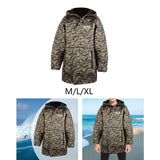 Waterproof Parka Wetsuit Sun Protection Windproof Hooded Jacket Warm Coat for Outdoor Water Sports Surfing Kayaking Camping