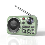Mini FM Radio Bluetooth Speaker Portable Radio for The Elderly HiFi TF/USB MP3 Music Player Support Recordin Headphones Play