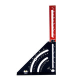 Woodworking Scribe Ruler Marking Gauge Triangle Ruler Metric Inch Scribing Ruler