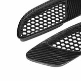 1 Pair Dry Carbon Fiber Engine Hood Air Vents Trim Car Exterior Accessories Replacement for M3 E90 E92 E93 Hood Air Vent Trim