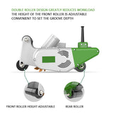 Dust-free wall lightweight brick grooving hine, water and electricity installation, one-time molding