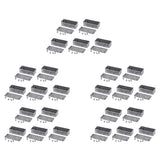 5 Pcs Guitar Effects Pedal Aluminum Stomp Box Enclosure 1590A