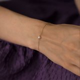 Women's Simple Natural Freshwater Pearl Bracelet