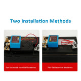 Wireless Dual Remote Battery Disconnect Relay Master Kill Cut-Off Switch 12V 240A Car Nterior Replacement Relays Parts