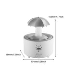 Rotating Umbrella Drop Scent Humidifier for Study Office Home