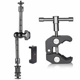 11'' Articulating Margic Arm 1 x Super Clamp Clip Crab Pliers New Magic Arm with Super Clip Clamp Phone Clip Articulating Arms