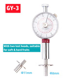GY-1 GY-2 GY-3 Pointer Hardness Tester Portable Penetrometer Steel Fruit Sclerometer Apple Pear Banana Durometer