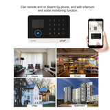Wireless WIFI 433MHz Home Security System for Tuya APP - With Pet Motion Sensor Detector & Gas Security Alarm