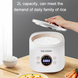 Advanced Multifunctional Electric Multicooker for 1-3 People - 2L Capacity