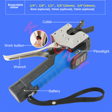VEF-1/-2 Electric Copper Tube Air Conditioner Automatic Flare Expander Flaring Tool with Lithium Battery