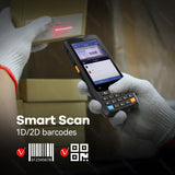 Data Collector PDA Red Terminal Portable 1D 2D Honeywell Barcode Scanner Reader Scan Android Device Bluetooth 4G GPS