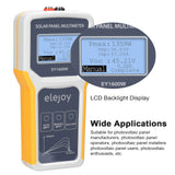 1600W Photovoltaic Multimeter Solar Panel MPPT Tester Open Circuit Maximum Power Point Voltage LCD Display with Backlight