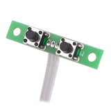 0.56" Digital 5~60v Voltmeter Clock Meter Inside / Outside Temperature Double Sensors for Automotive Motorcycle