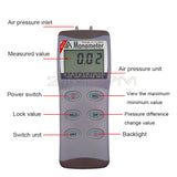 AZ8215 Digital Portable Tester Precise Electronic Differential Meter Gauge Pressure -15~+15psi