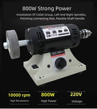 220V 800W High-Power Bench Electric Eoodworking Jade Carving Polishing hine Grinder 0.3-4mm Flexible Shaft Handle
