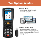 Trohestar Data Collector PDA Barcode Scanner 1D Reader Wireless Handheld Inventory Counter Bar Code Scanners