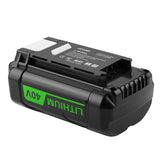 Replacement Ryobi 40V 5.0Ah/6.0Ah Lithium Battery 40Volt Li-Ion Batteries Pack For Lawn Mower OP40261 OP40401 OP40501 OP40601