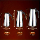 1pc Stainless Steel Coffee Pot, Mocha Espresso Latte Percolator Stove Coffee Maker Pot Percolator Drink Tool