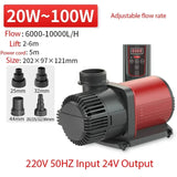 SUNSUN Submersible Circulation Frequency Conversion 24V DC Water Pump Amphibious Fish Pond