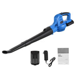 20V Cordless Electric 2-Speed Control 60MPH/ 130MPH Power Leaf Blower Sweeper with Extension Tubes 2.0Ah Battery