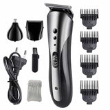 Kemei Rechargeable Electric Hair Clipper KM-1407 Portable Hair Clipper Razor Nose Hair Clipper 3 In 1 Electric Men'S Shaver