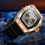 ONOLA Men's Watches New Simple Leather Quartz Wristwatches Classic Business Male Clock Brown Часы Оригинал Мужской