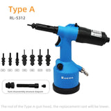Industrial Rivet Nut Gun Hydraulic Pneumatic Automatic Riveter Tool Setting Rivnut Riveting Metric M3 M4 M5 M6 M8 M10 M12 or UNC