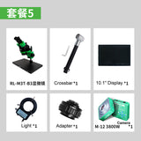 HD Binocular Trinocular Microscope 7-45X Continuous Zoom HDMI External Monitor Interface RL-M3T Mobile Phone Chips Repair Tools