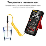 Q1 Digital Multimeter Auto True RMS 9999 Counts With Analog Professional Multimetro Transistor Capacitor NCV Ohm Tester