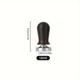 1pc, 51/53/58mm Coffee Tamper, Spring-loaded Calibrated Tamper With Premium Stainless Steel Anodized Aluminum Handle And Stand
