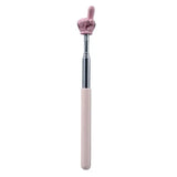 Compact Portable Telescc Teacher Pointer Anti-slip Finger Shape Presenter Stick for School Classroom Supplies