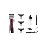 New Best Quality Professional Cordless Hair Trimmer Kemei Km-Wl9164 Silver Usb Rechargeable Hair Clippers