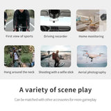 Mini WiFi IP Camera HD 4K Wireless Security Surveillance Micro Dual Cam Night Vision Smart Home Sports Monitor Built-in Battery