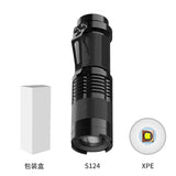 New Super Bright No. 5 Outdoor Long Range Waterproof Strong Light Aluminum Alloy Dry Battery Flashlight