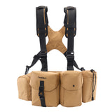 Harness Chest Vest Bag Waist Pack Waterproof for DSLR Camera Body Lens Smartphone Water Bottle